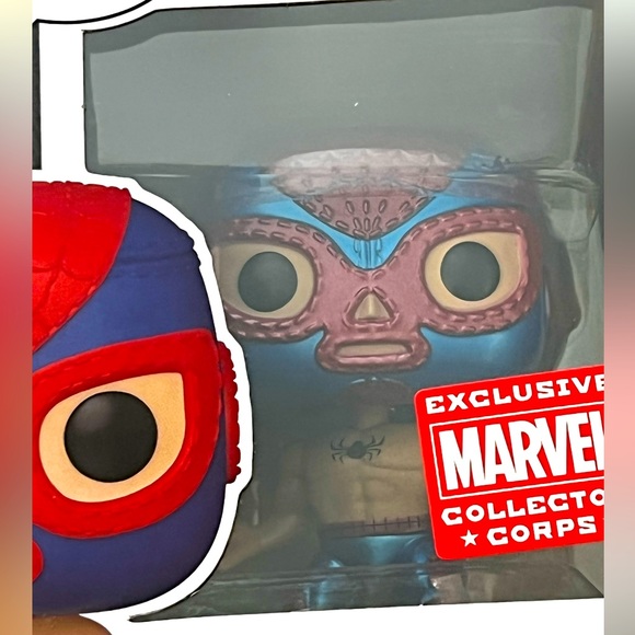 Funko Pop Marvel Collector Corps Mucha Libre Edition bundle - Picture 6 of 10